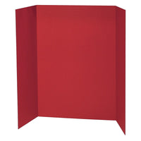 Pacon Presentation Board, 48" x 36", Red-Size: 36"(H) x 48"(W)