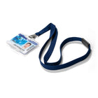 Durable Lanyard With Safety Release - Navy Blue - 10 Pack-Metal clip