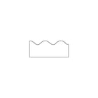 Trend T-9883 39' X 2.25" Scalloped Solid Terrific Trimmer, White, 108 Pack (T-9883)-Bulletin board trimmers can be used to embellish classrooms of prekindergarten to grade 12 students