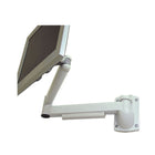 TygerClaw Full-Motion Point of Sale Wall Mount, 4.7" x 39.4" x 4.7", White-Holds most 10" to 17" monitors up to 22lbs/10 kg