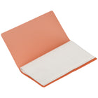 JAM Paper 72-Card Capacity Business Card Book - 4" x 7-1/4" - Orange-Use these to organize your own business cards or ones you've collected over the years