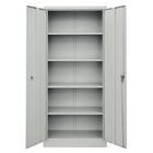 Storemax - Grande Armoire De Rangement De Calibre Lourd (Gris)-Garantie : 5 ans ; Certification ISO