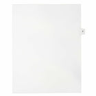 Mark Maker Legal Exhibit Index Tab White Single Tabs, 1/15th Cut, Letter Size, No Holes, Letter E, 25 Pack-White Single Tabs, 1/15th Cut