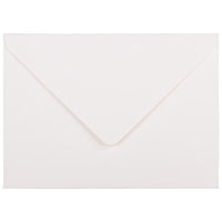 JAM Paper A7 Invitation Envelopes, 5.25 x 7.25 Strathmore Bright White Laid, 100 Pack (1921397g)-Bright white