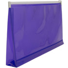 JAM Paper #10 Plastic Envelopes with Zip Closure, 5 x 10, Purple Poly, 12 Pack (921Z1pu)-Purple plastic envelope