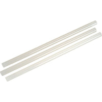Aurora Tools Glue Gun Sticks - Hi-Temperature - 7/16" x 10" - Clear - 100 Pack-Typical applications: high strength, high temp., for non porous materials such as metal and plastics