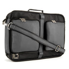 Lencca Quadra 15.6" Laptop Backpack - Grey-Hideaway backpack straps
