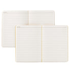 Gry Mattr Soft Cover Stone Paper Journal – A6 format – 48 pages – Yellow/Taupe – 2 Pack-Soft Cover