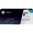 HP 650A (CE270A) Black Original LaserJet Toner Cartridge-Standard toner cartridge yields up to 13500 pages