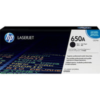 HP 650A (CE270A) Black Original LaserJet Toner Cartridge-Standard toner cartridge yields up to 13500 pages