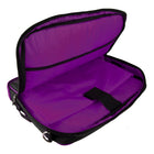 Vangoddy 13" Laptop Messenger Bag - Purple-Trolley strap provides hands free carry with luggage