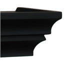 kieragrace Madison Contoured Wall Ledge & Shelf, Black, 3 Pack-Design: each floating shelf features elegant, minimalistic design that will not only be a functional piece but will bring your home decor to the next level