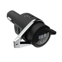 Scosche BTFREQ Premium Wireless Hands-Free Car Kit, Black-Bluetooth enables a vehicle for hands-free smartphone use and to stream audio from your phone through the stereo system