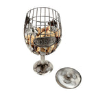 Truu Design Iron Wine Cork Organizing Holder, 14 x 6, Grey-Durable Iron construction