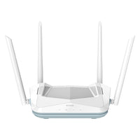 D-Link R18 AX1800 Dual Band Wi-Fi Smart Router - White-Next-generation speeds up to 1800 Mbps, built for the modern device-dense smart home