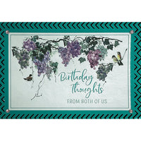 Rosedale Gold 5 1/2" x 8" Greeting Cards/Envelopes - 6 Pack-Card shop quality greeting cards.