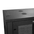 StarTech Server Rack Cabinet, 31" Deep Enclosure, 24U-1U shelf and hook-and-loop cable tie included