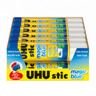 UHU Glue Sticks - Goes on Blue - Dries Clear - 40g - 12 Pack-Safe, acid-free and non-toxic formula made from 98% natural ingredients
