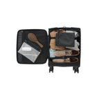 Bugatti Madison Ultimate 21.5" Softside Carry-on Luggage with Laundry Bag - Black-Front pocket includes a padded section for your laptop (up to 15.6”) or tablet (up to 13”)