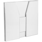 Flash Furniture 4' Laminate Foldable Bar - White-Removable Top