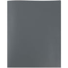 JAM Paper Plastic POP Two Pocket Folders, Grey, 12 Pack (382Egyg)-5