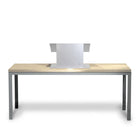 Urbann K8 Tabletop Lectern, Anti-Microbial - Aluminum, Light Grey-55
