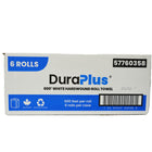 DuraPlus Hardwound Paper Towel - White - 600' - 6 Pack-The product has dimensions of 7.8" W x 600' L