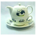 Roy Kirkham Tea for One Teapot with Tea Cup and Saucer - Panda-Teapot Set