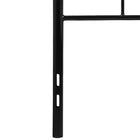 Flash Furniture Woodstock Decorative Black Metal Twin Size Headboard-Round Posts