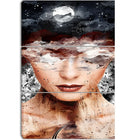 Designart Nightwalker Street Art Canvas Artwork, (PT3606-3P)-Print