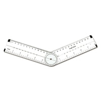 Learning Advantage Angle Measurement Ruler, 6 Pack (CTU7752)-Marked with centimeters and inches