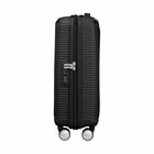 American Tourister - Curio Valise De Cabine Spinner-Basse Noir-La pochette intérieure à panneau en filet est parfaite pour ranger les articles de toilette ou les accessoires de voyage