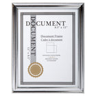 Office Works Metallic Document Frame, 11 x 8 inches, 12 Pieces, Silver-Measurement: each picture frame measures 8.5" x 11 in dimensions and will perfectly hold any document or certificate
