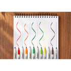 Sharpie Twin-Tip Permanent Markers - Assorted Colours - 12 Pack-Ultra fine and brush tip style