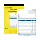 Staples Bilingual Sales Order Form - Triplicates - Carbonless - Staple Bound - 5-9/16" x 8-7/16" - 50 Forms-Ideal for tracking when products or services are ordered prior to delivery