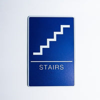 Futech WS008 "Stair" Sign-Size: 5.75" W x 8.75"L