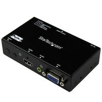 StarTech 2X1 HDMI + VGA to HDMI Converter Switch with Automatic And Priority Switching, 1080P-Effortless switching with automatic and priority switching