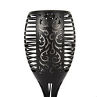 Truu Design Solar LED Fire Torch, 32 x 8.25 inches, Black-Lasts 4 to 5 hours when fully charged