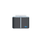 Cascases Pro Tandem Multifold Hand Towel Countertop Dispenser - Dark Grey-Plastic
