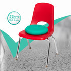 Bouncyband Little Wiggle Seat Sensory Cushion, Mint-Comes inflated and firmness can be customized