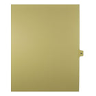 Mark Maker Legal Exhibit Index Tab Buff Single Tabs, 1/15th Cut, Letter Size, No Holes, Number 39, 25 Pack-Buff Single Tabs, 1/15th Cut