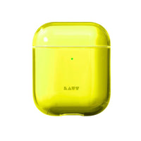 LAUT CRYSTAL-X for AirPods, Acid Yellow-Crystal Clear Design