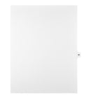 Mark Maker Legal Tabs - Letter Size - White - 1/15th cut - 25 tabs per package - 5 packages Pack - Number 84-White Single Tabs