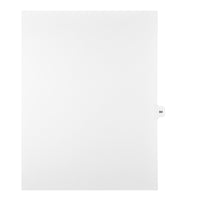 Mark Maker Legal Tabs - Letter Size - White - 1/15th cut - 25 tabs per package - 5 packages Pack - Number 84-White Single Tabs