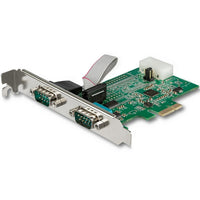 StarTech 2-Port RS232 Serial Adapter Card with 16950 UART (PEX2S953LP)-Add RS232 DB9 capabilities without purchasing a new server or computer