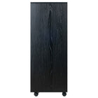 Winsome 20616 Halifax Cabinet Black Finish-Overall dimensions: 41.4"H x 19.2"W x 15.9"D