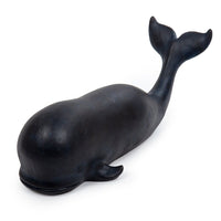 Truu Design Whale Figurine, 15.5 inches, Navy Blue-Measures 15.5" in width and 6" in height