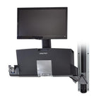 Ergotron StyleView Sit-Stand Combo System with Worksurface, Bright White Texture (45-272-216)-Meets VESA FDMI, MIS-D, 75/100, C mounting standards