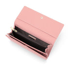 Champs RFID Trifold Expandable Wallet -  Pink-Bill fold compartment