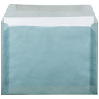 JAM Paper 9 x 12 Booklet Envelopes, Translucent Vellum Ocean Blue, 25 Pack (1592180)-Opening: booklet